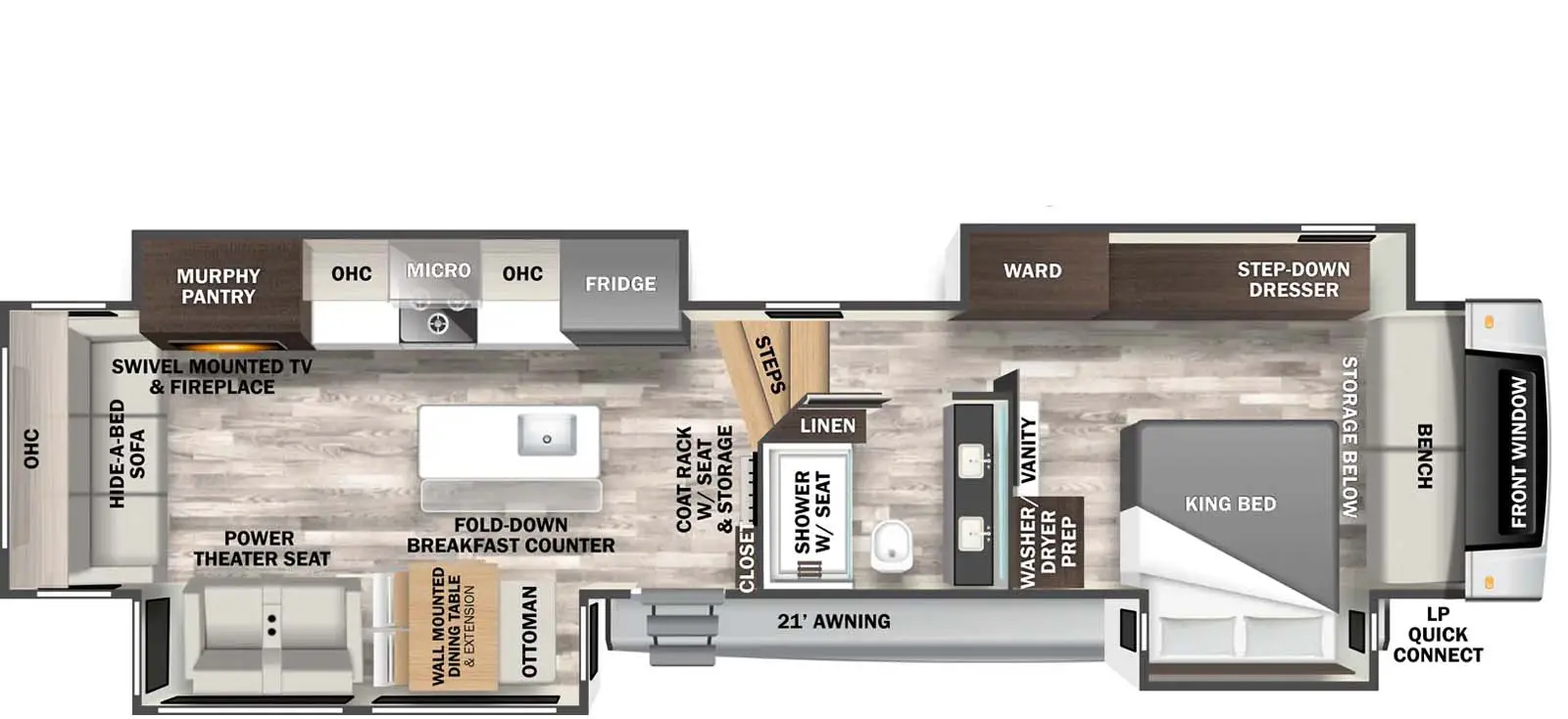 380RL Floorplan Image